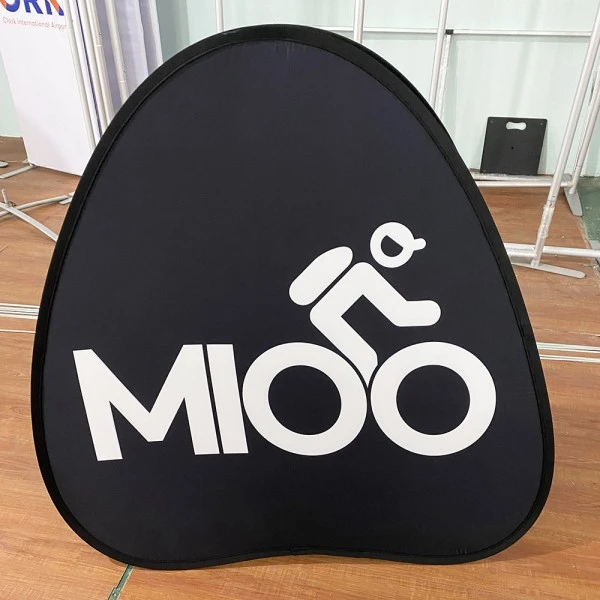 Triangle pop up banner